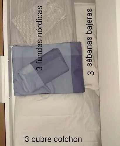 Apt 40 M2 Air Conditioning Abitacion-salon-cocina-bano Radiant Heating Apartment