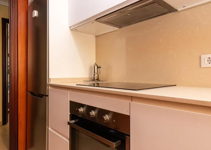 Apartment Apt 40 M2 Air Conditioning Abitacion-salon-cocina-bano Radiant Heating Vigo